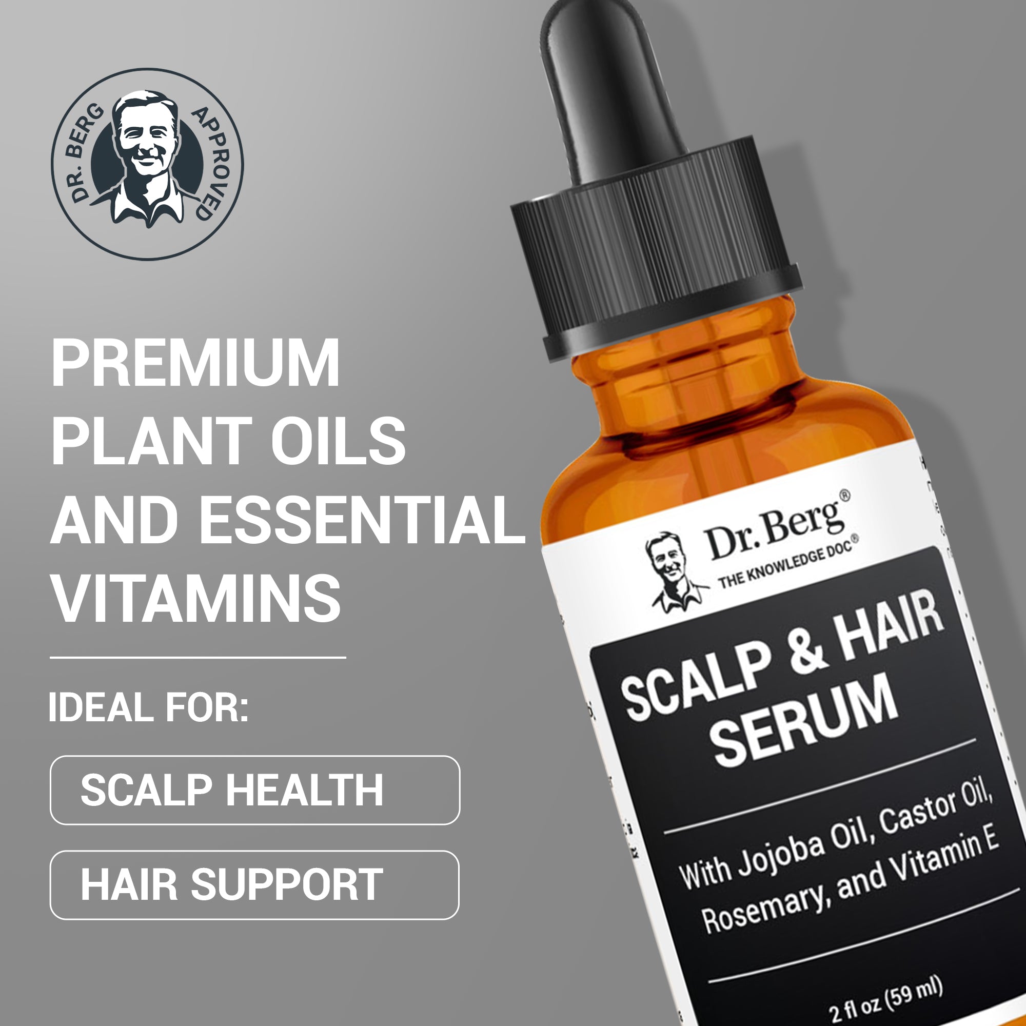 Scalp and Hair Serum – Restore Beautiful Hair | Dr. Berg