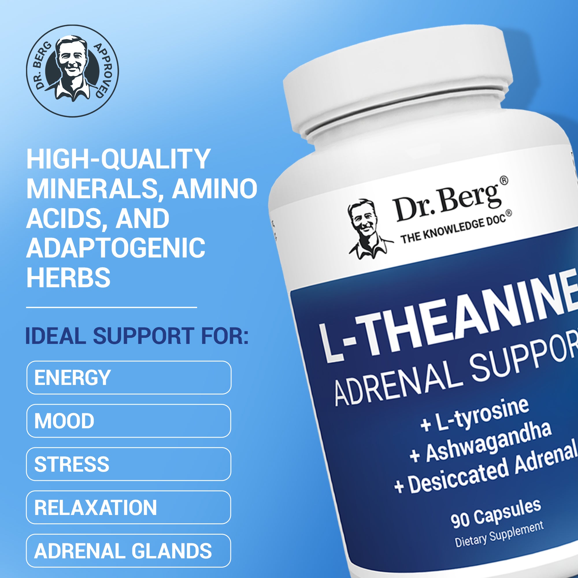 L-Theanine Adrenal Support – Dr. Berg