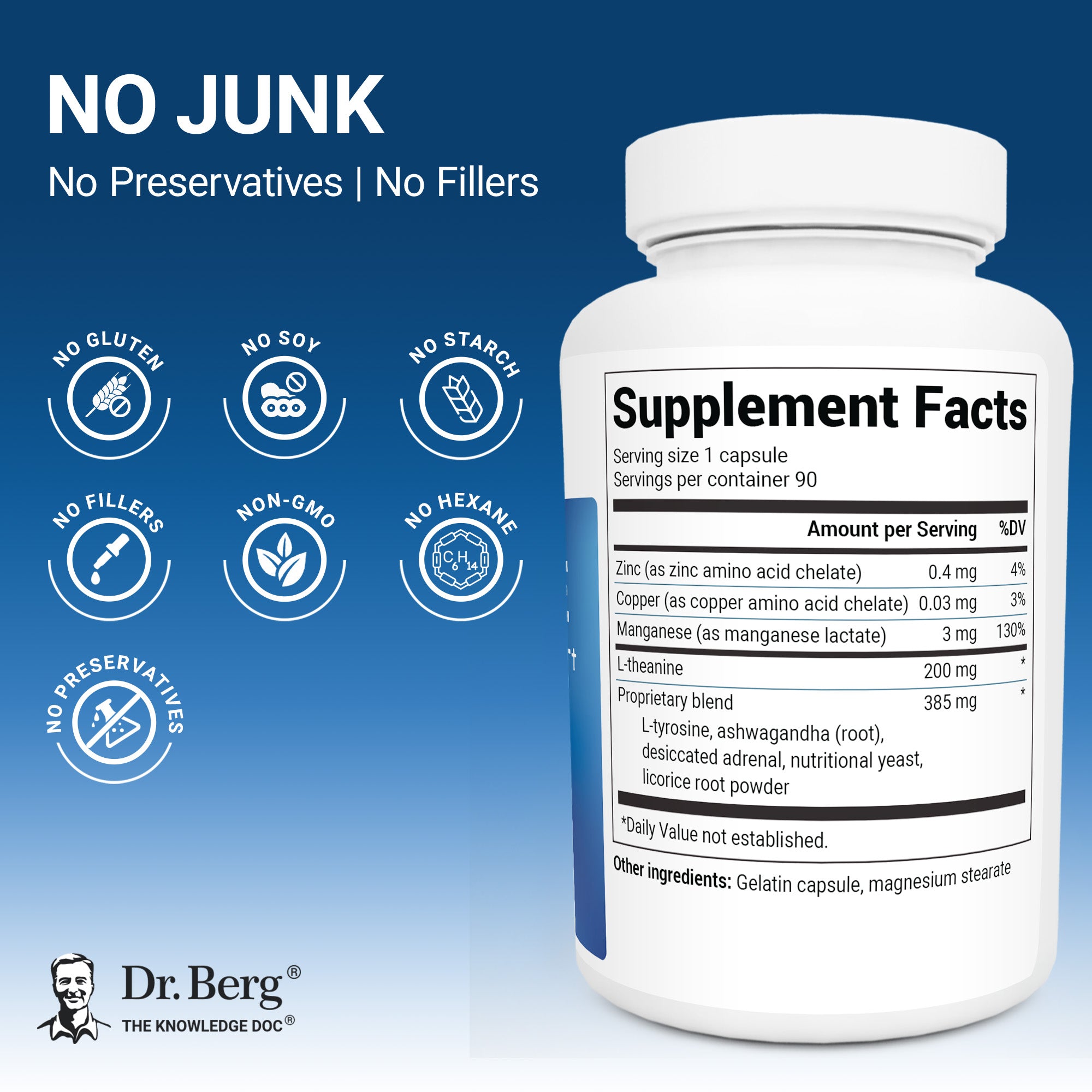 サプリメント TK L-Theanine Adrenal Support – Dr. Berg