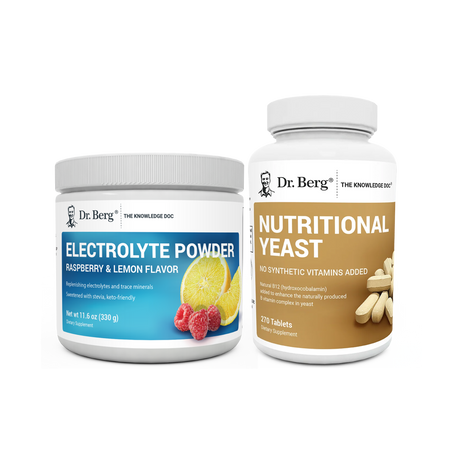 Dr. Berg's Keto Combo: 2 supplement bottles.