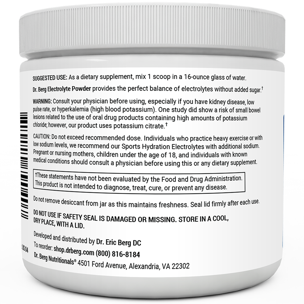 Electrolyte Powder with 1000 mg of Potassium with Magnesium