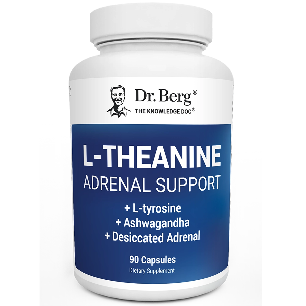 L-Theanine Adrenal Support  200 mg of L-Theanine  90 Capsules