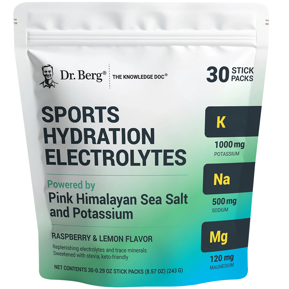 Sports Hydration Electrolytes with Pink Himalayan Sea Salt - Raspberry – Dr. Ber E-SP-STPK-30