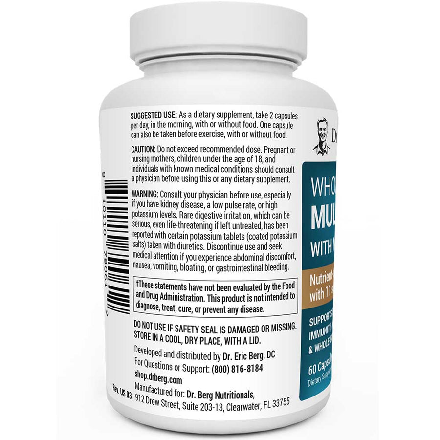 Whole Food Multivitamin with Minerals | Dr. Berg