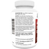 Advanced Digestive Enzymes bottle label, left side view, suggested use instructions, safety warning details.