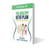 The Healthy Keto Plan, angled view, showing book thickness, 398 pages.