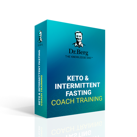 Dr. Berg’s Keto and Intermittent Fasting Coach Training: Online course, 9 hours, with Dr. Berg original certification.