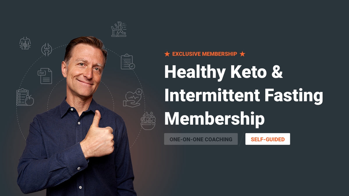 Healthy Keto® & Intermittent Fasting Membership – Dr. Berg ADR-MEM-12M