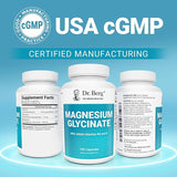 U-S-A (United States of America) c-G-M-P (Current Good Manufacturing Practice) certified manufacturing with Magnesium Glycinate product.