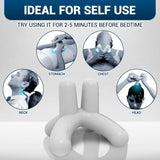 Ideal for self-use. Try using it for 2-5 minutes before bedtime on the neck, stomach, chest, and/or head.