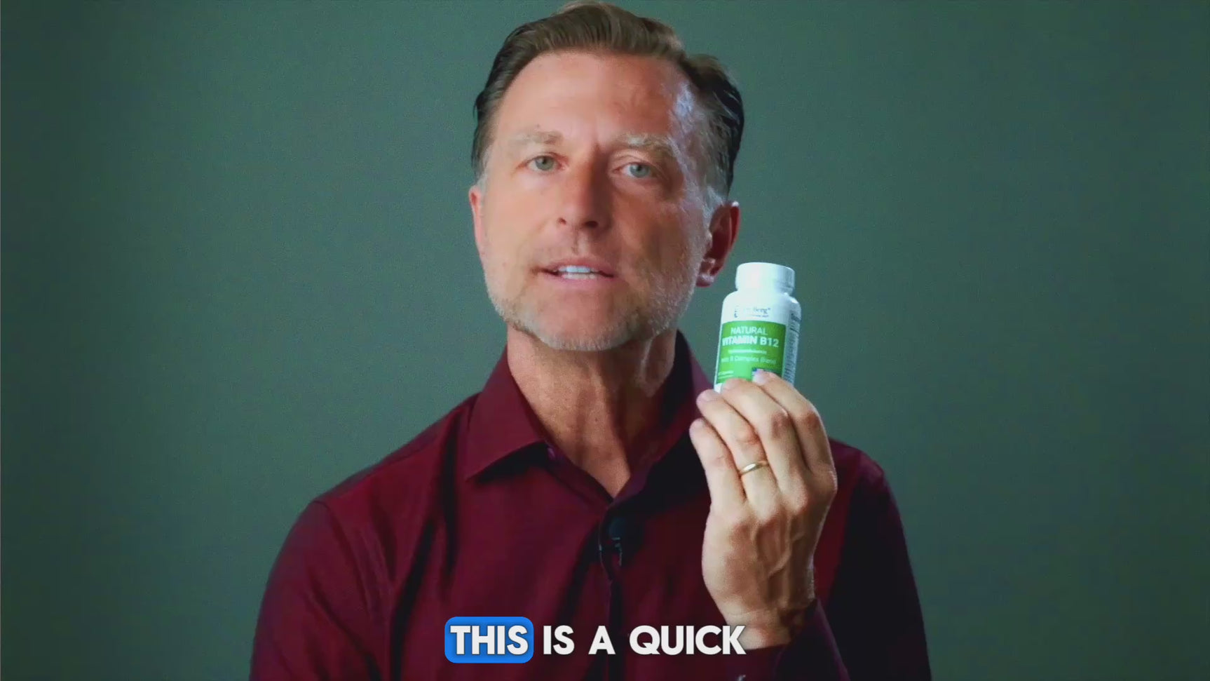 Dr. Berg gives a quick overview of Natural Vitamin B12.