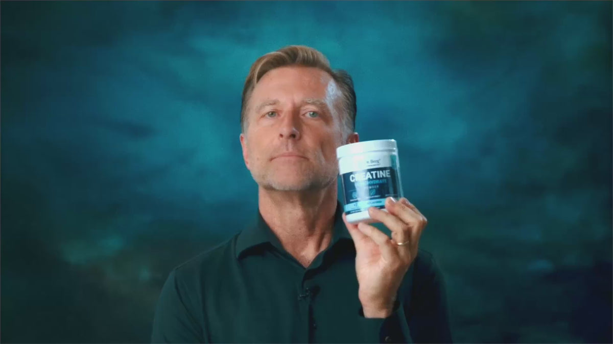Dr. Berg gives a quick overview of Dr. Berg Creatine Monohydrate Powder.