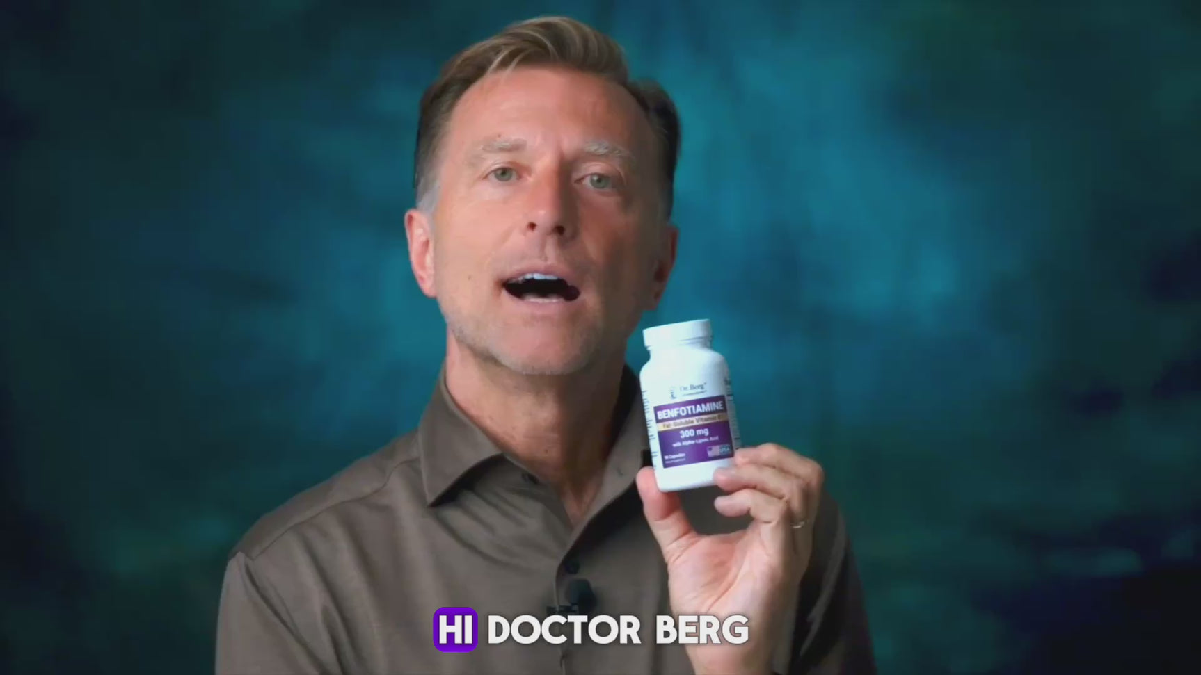 Dr. Berg gives a quick overview of Dr. Berg Benfotiamine.