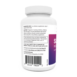 Sleep Aid Regular Formula bottle label, left side view, suggested use instructions, safety warning details.