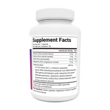 Sleep Aid Regular Formula bottle label, right side view, supplement facts. 