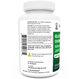 Glucosamine Chondroitin Advanced Joint Support bottle label, right side view, supplement facts. 