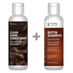 Biotin Shampoo and Clean Shine Conditioner Bundle
