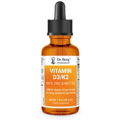  Liquid Vitamin D3 & K2 with Zinc & MCT Oil | Dr. Berg